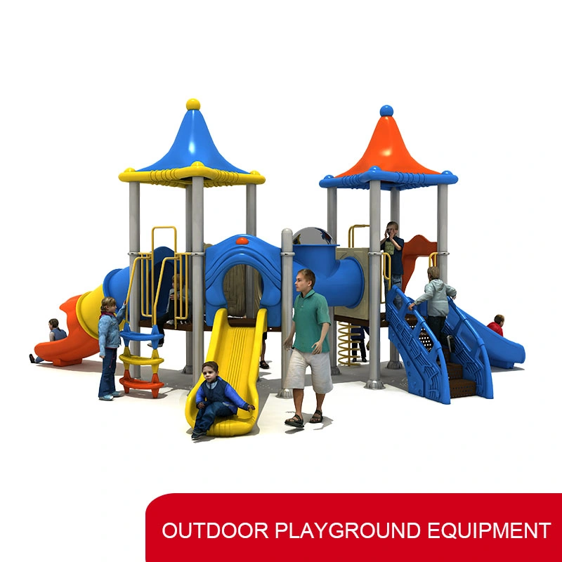 Factory Colorful Commercial Outdoor Plastic Playground Equipment for Children Amusement Park