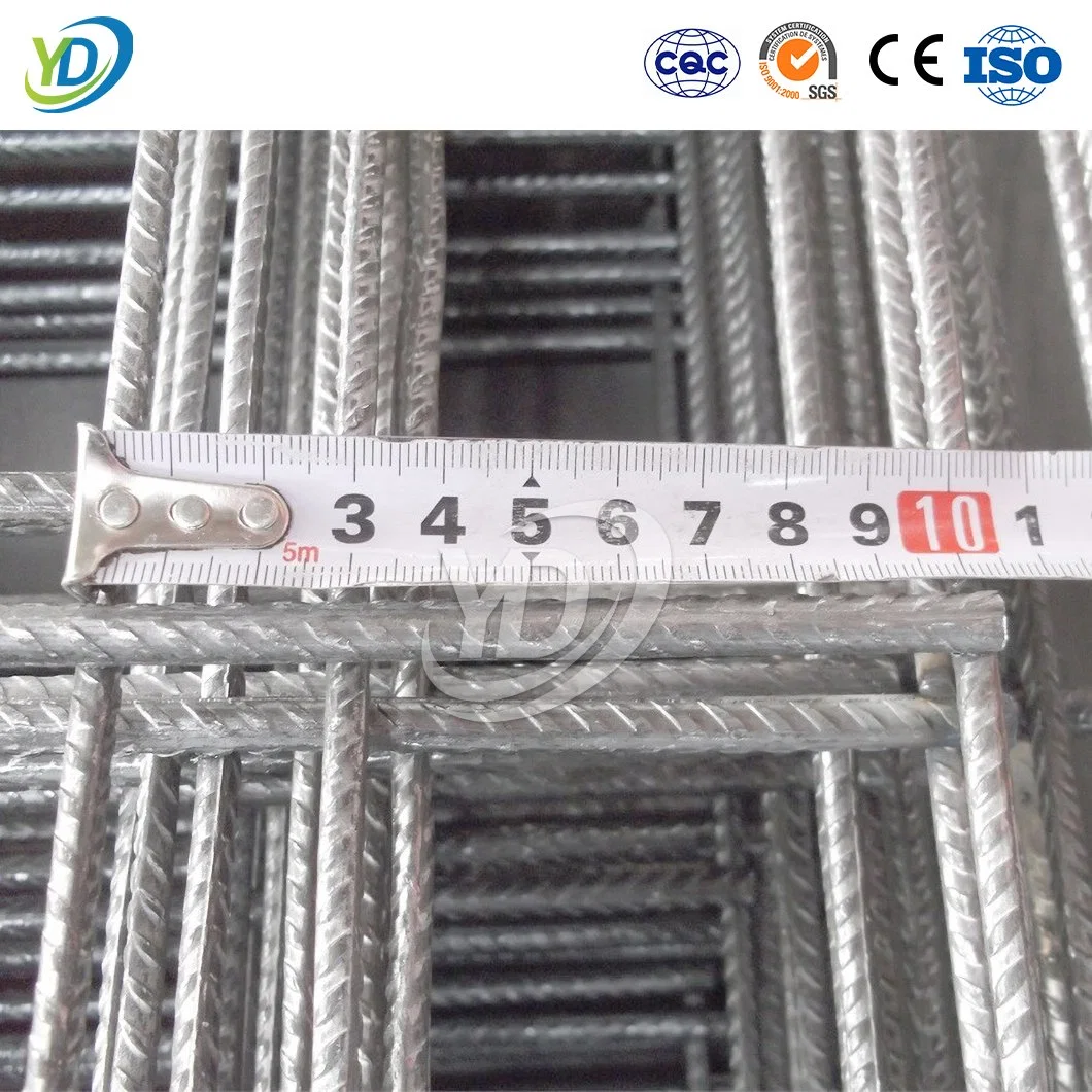 Yeeda Drahtgeflecht 8 Gauge PVC beschichtet geschweißte Drahtgeflecht China 100 - 400mm Ziegelwand verstärkte Drahtgitter-Panel Herstellung 6X6 geschweißte Drahtgitter für Beton