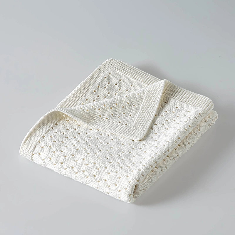 100% Cotton Knit New Bron Blanket, Baby Blanket CB-K21052