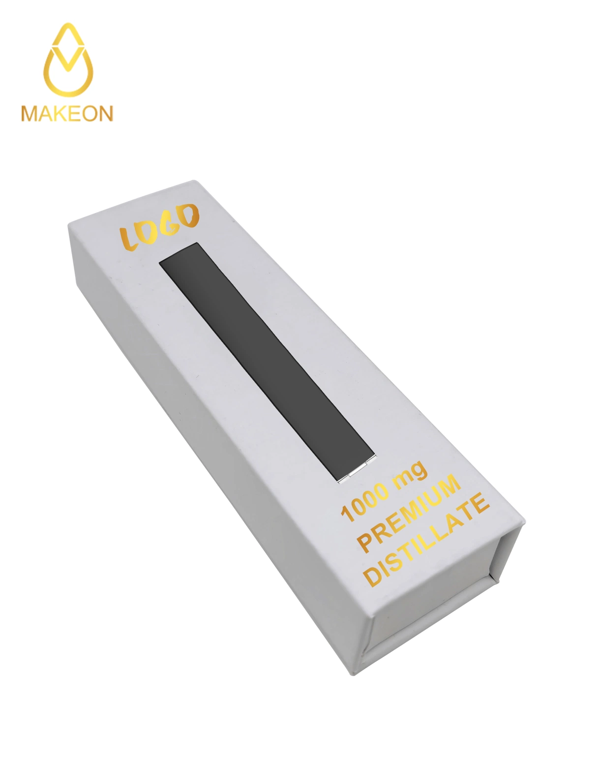 Makeon Custom Disposable Vape Pen Packaging Cart Boxes Magnetic Box for Battery E-Cigarette Bag & Box OEM Packaging