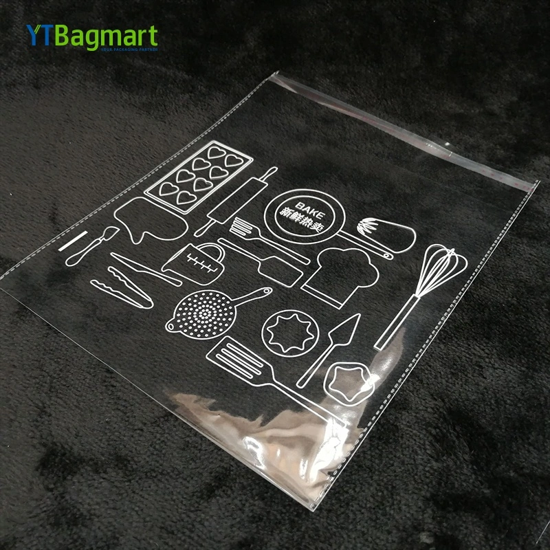 Ytbagmart Poly Self Sealing Clear Cello Candy Food Packaging OPP Plastic Bag for Garment