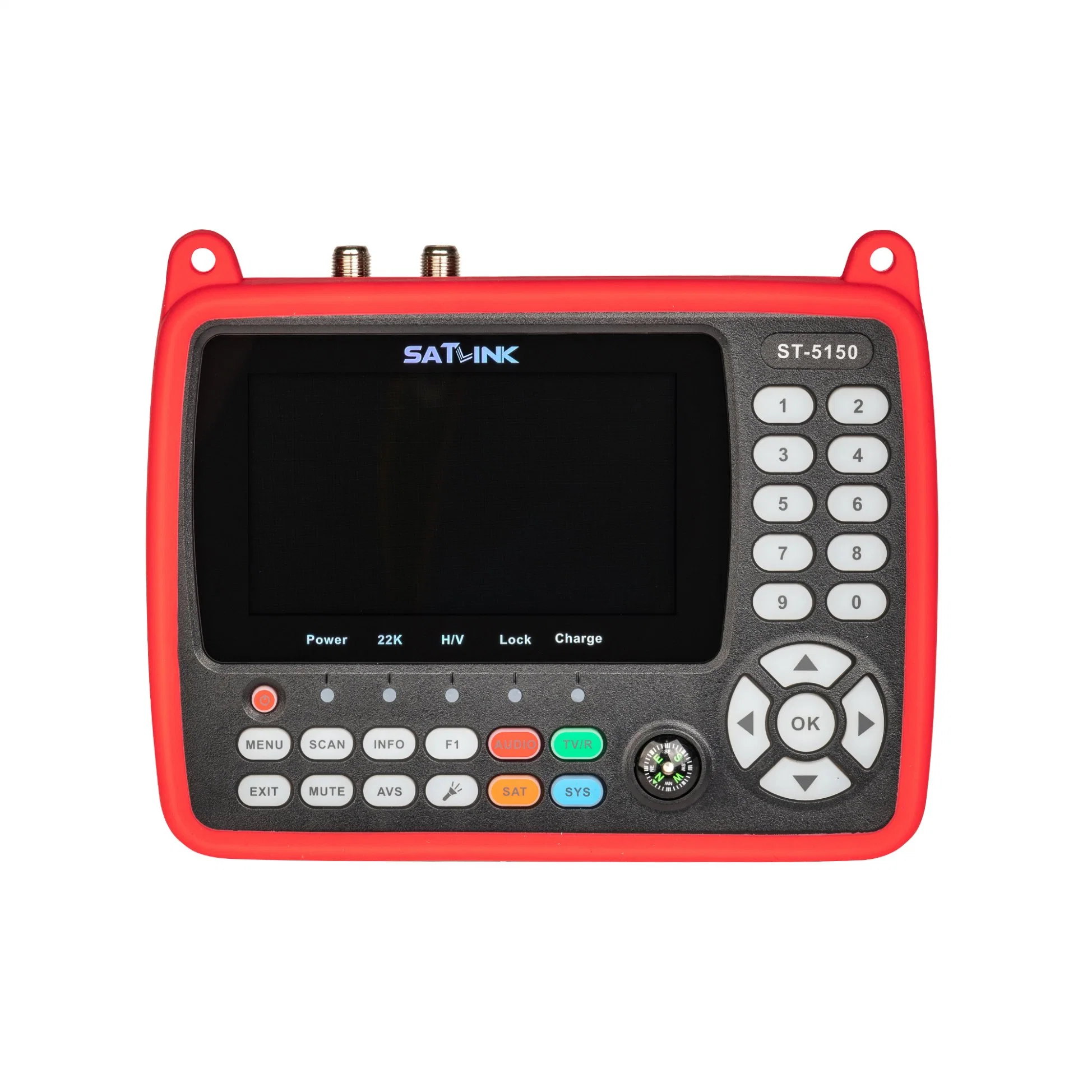 DVB-S/S2/T/T2/C Satellite Finder Digital Met with Good Quality Auto Calculate Angle of Az, EL