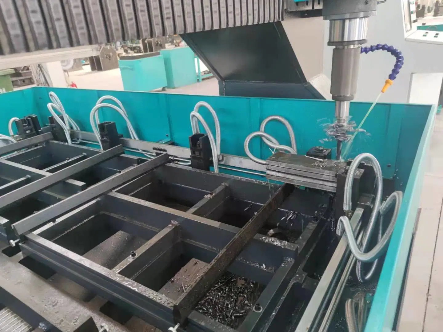 Automatic Industrial High quality/High cost performance  CNC Drill Holes Gantry Sheet Plate Drilling Machine for Steel Structure with Nice Price