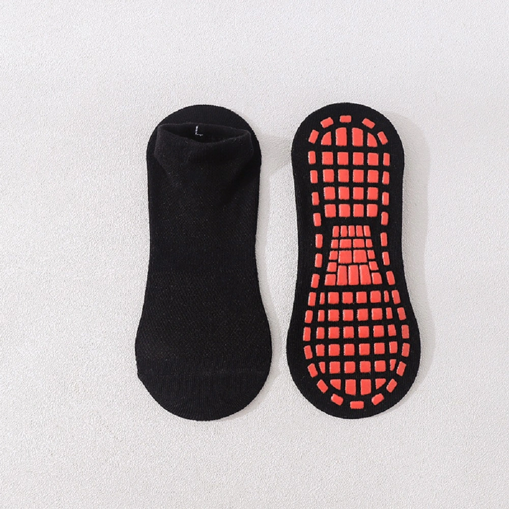 Casa Vacaciones calcetines calcetines Anti-Skid Piso antideslizamiento Grip Pilates Sock calcetines de algodón para adultos Yoga masaje de pies Wbb18040