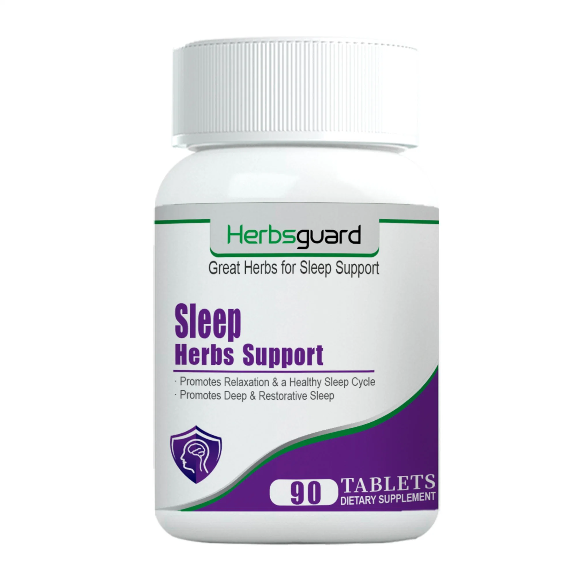 Private Label OEM Support Healthy Sleep Memory Mood Concentration Plant Extract Release Stress Depression Tablets/Capsules/Powder/Pills Dietary Supplement