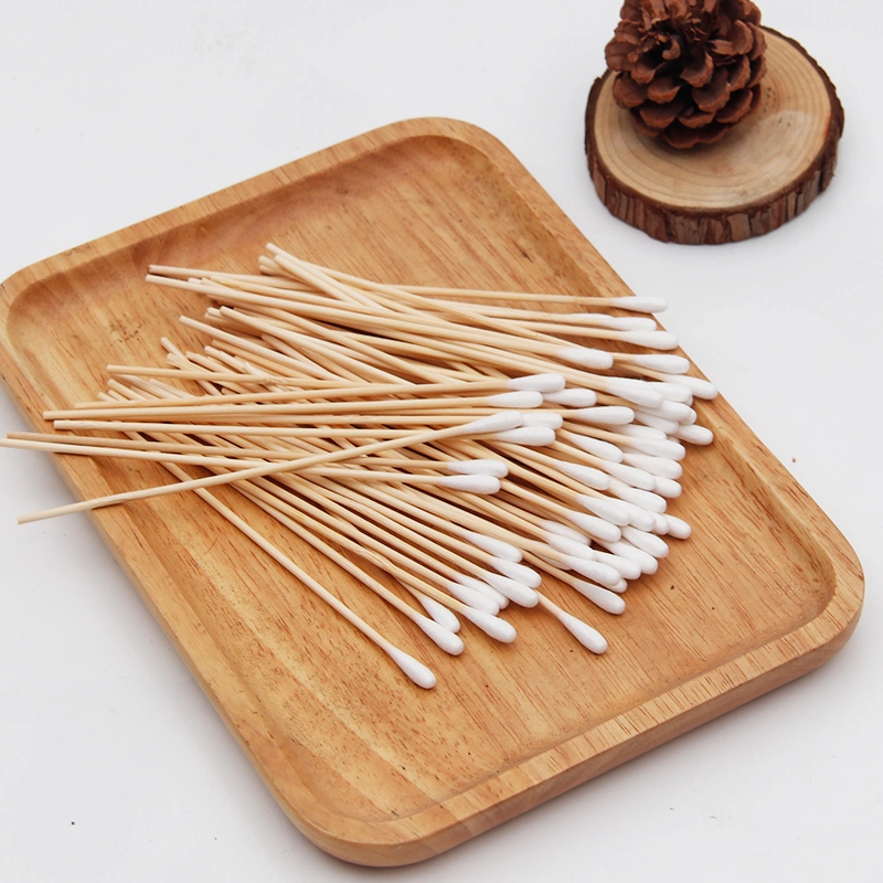 OEM ODM Ear Cleaning Cotton Bud Medical Cotton Swab Bamboo Cotton Sticks