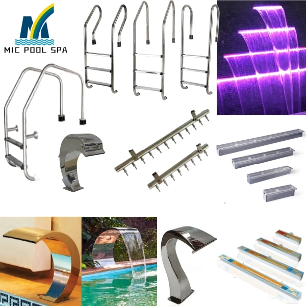 Durable Inground Swimming Pool Heavy Duty Ladder with Handrail