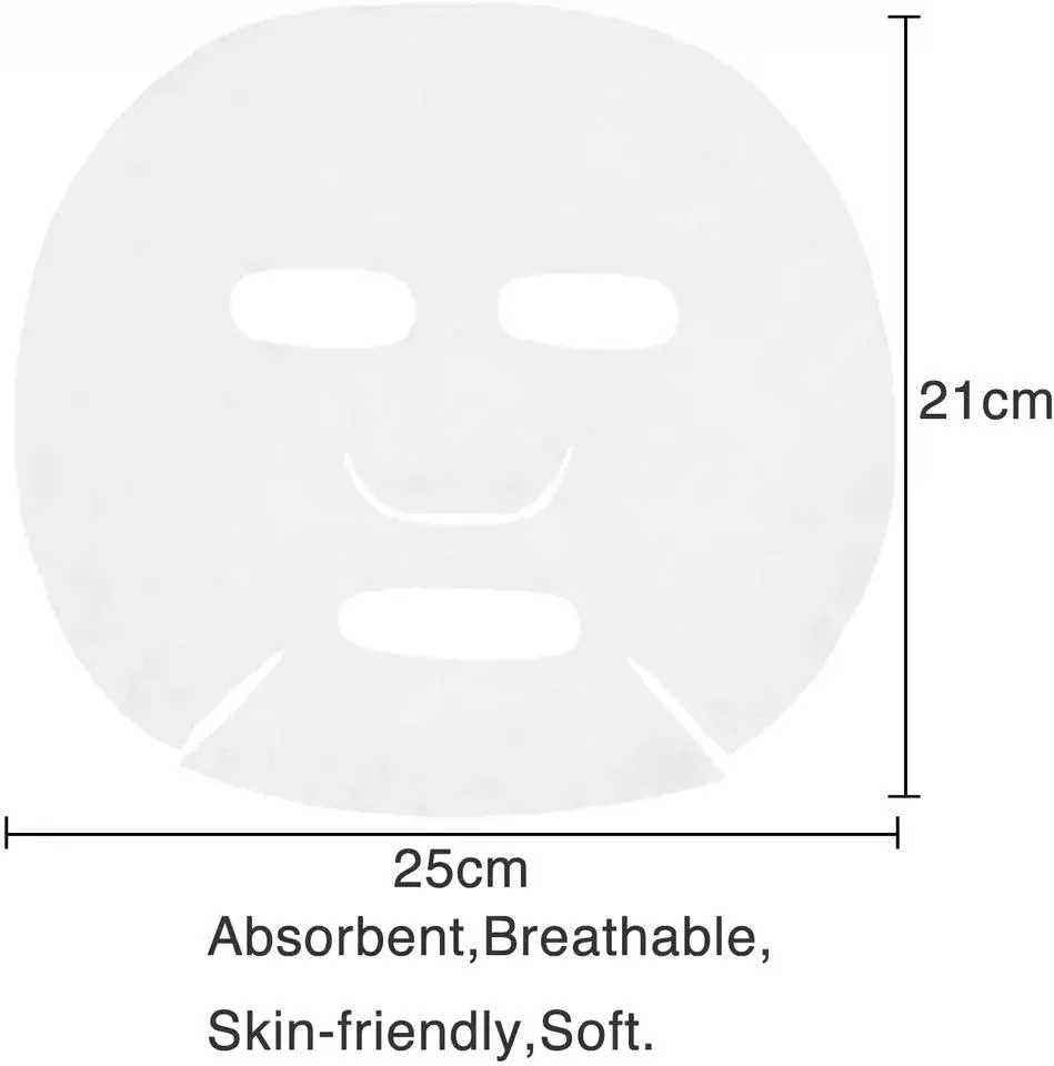 Embalagem de doces de seda comprimido Face máscara descartável Máscara de bricolage muito finos Máscara facial beleza cuidados da pele