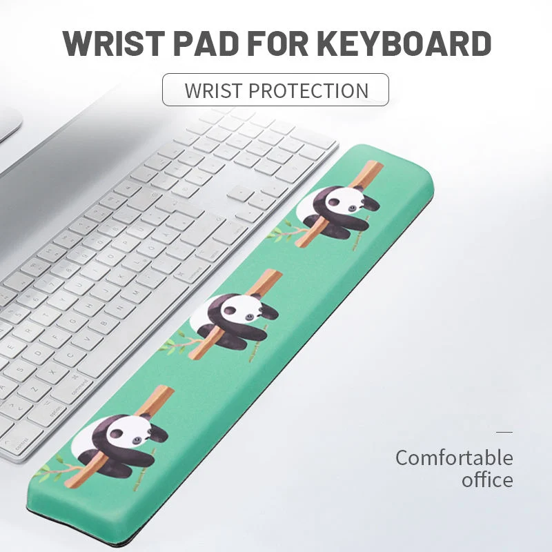 Keyboard Wrist Rest Memory Foam Easy Typing Pain Relief Keyboard Mouse Pad Set for Computer Laptop Home Office