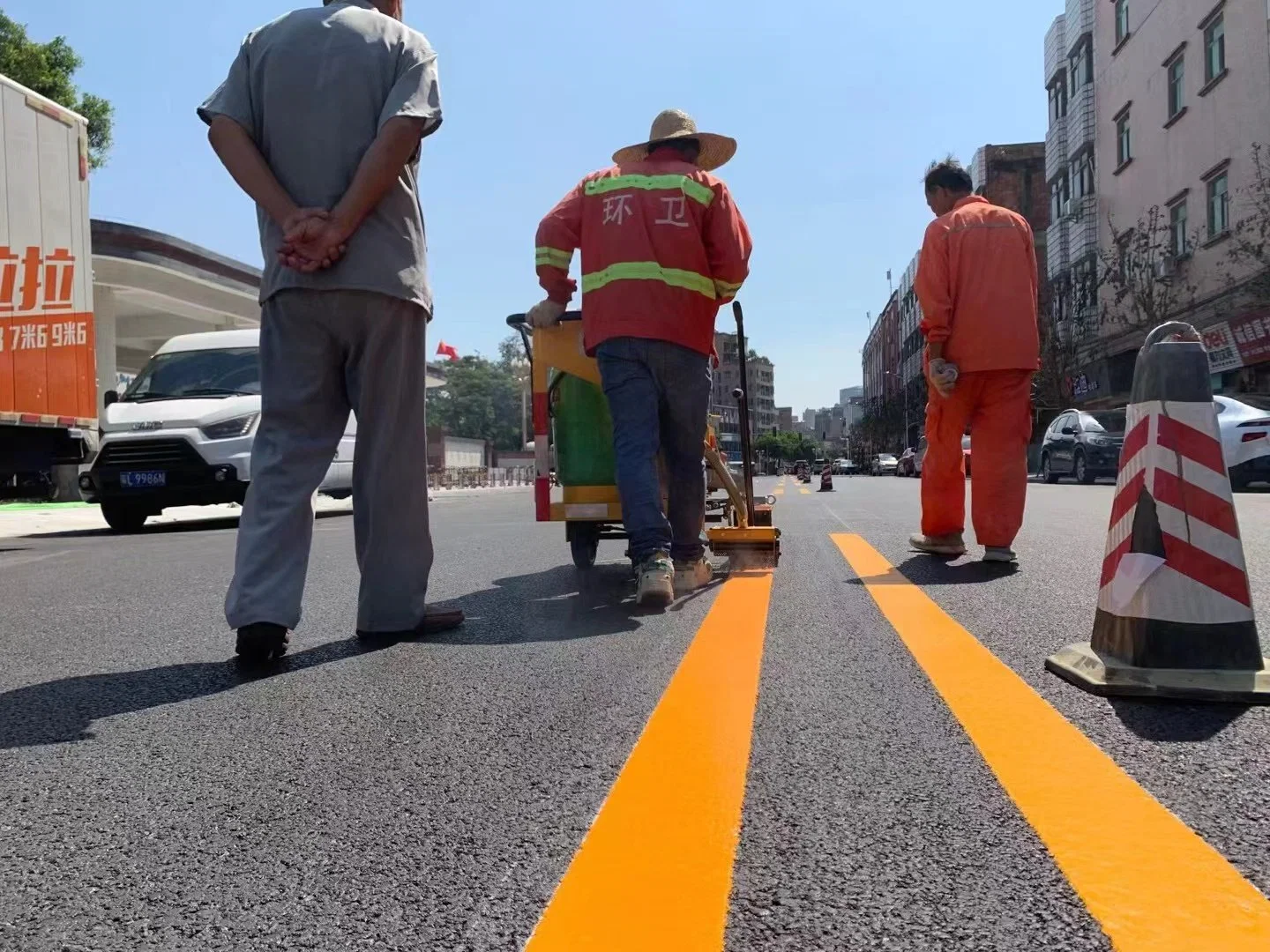 Sinais de venda a quente 25 kg/cordões de vidro Line em pó Refletor Pintura de estrada