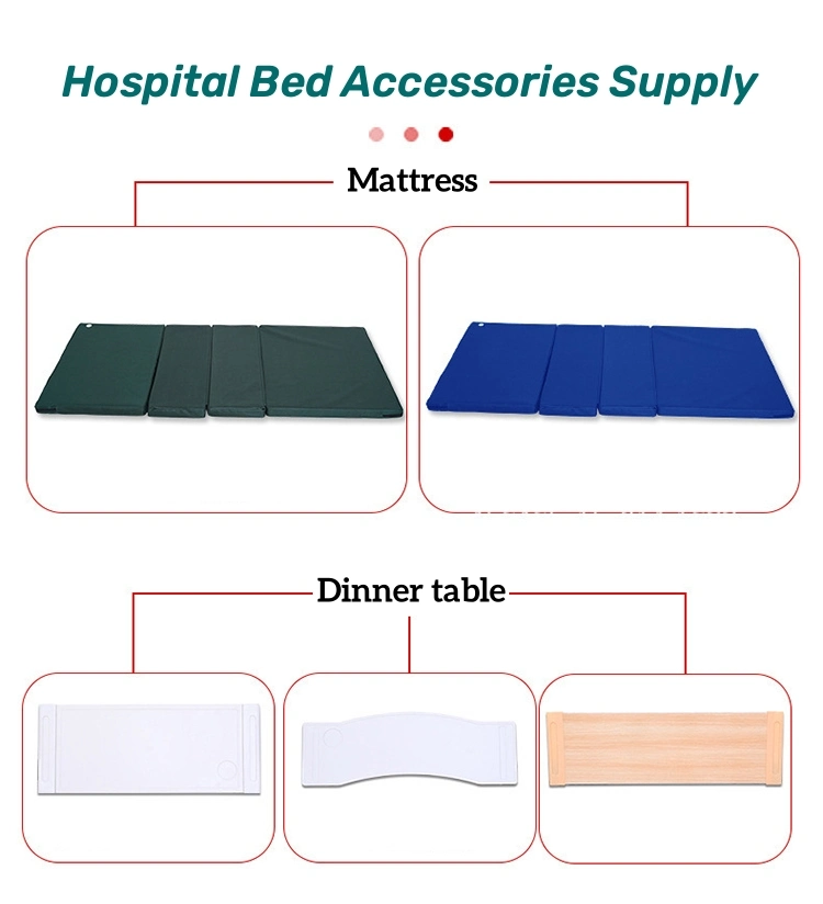 Manual One Crogs Manual Medical Nursing Bed Patient Room Hospital Muebles