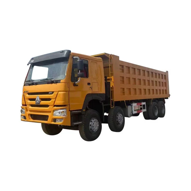 HOWO Tipper Dumper Two Double Front Axle Mining Truck for Sale in Africa