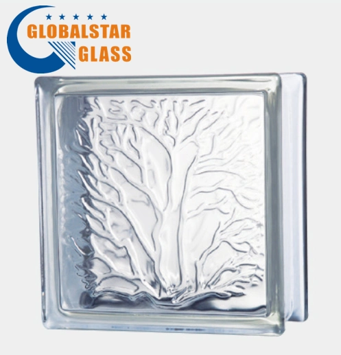 Best Quality Cloudy Clear 190X190X80mm Glass Brick/Glass Block/Glass Brick with Hole for Decoration