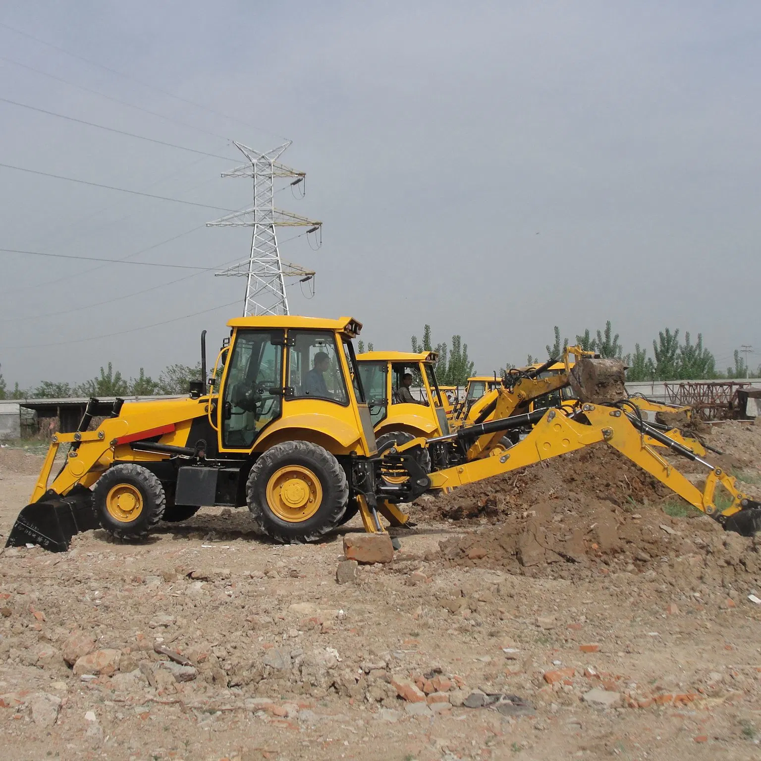 Ztw30-25 Small Mini Wheeled Backhoe Loader