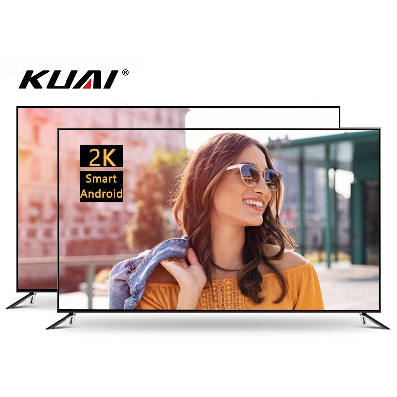 مصنّع أجهزة التلفزيون الذكية عالية الجودة من OEM شاشات LCD Elevision بدقة 4K فائقة الوضوح للغاية HD Smartv 24 32 40 43 50 55 65 بوصة تلفزيون LED بدون إطار بنظام Android