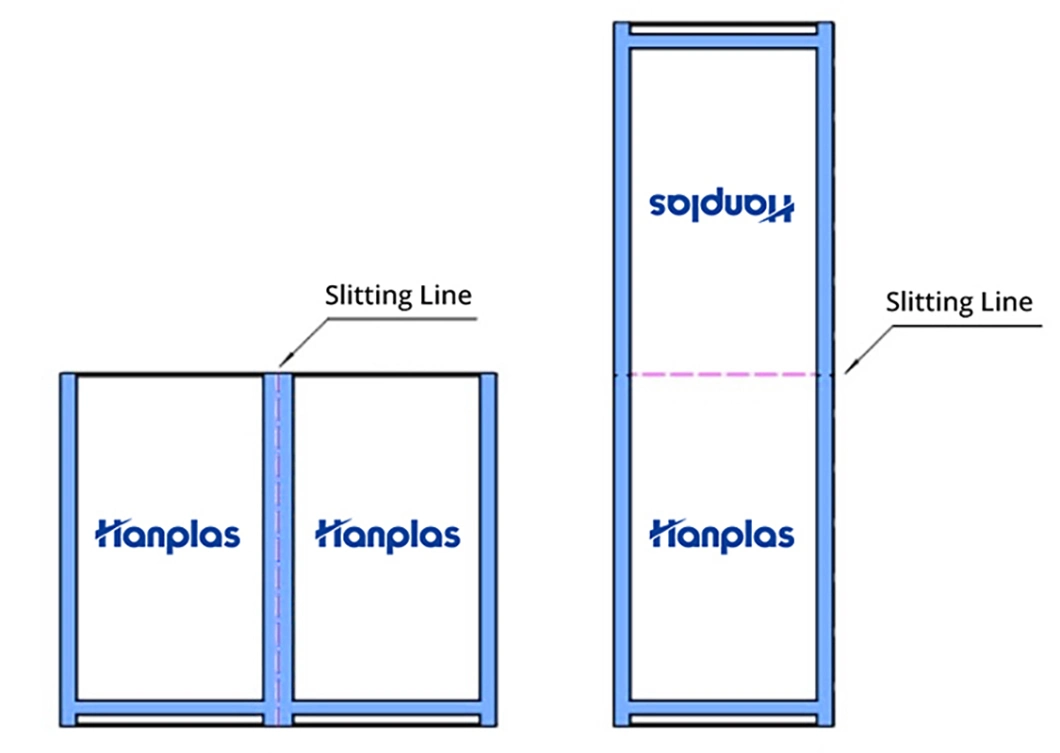 حقائب HP-L-T Hanplas الأوتوماتيكية عالية السرعة مع Tyvek البلاستيكية المنقوعة ماكينة صناعة ثلاث أكياس منع تسرب جانبية مزودة بمانع تسرب ثلاثي الجوانب