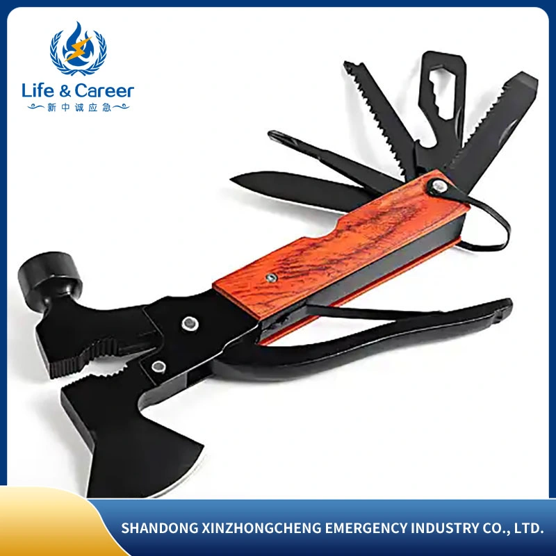 15 in 1 Multitool Camping and Hiking Products Survival Folding Blade Knife Hammers Pliers Screwdriver Axe