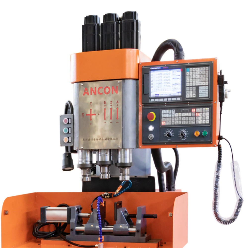 CNC-dreispindelige Compound Machine Drilling and Tapping Equipment