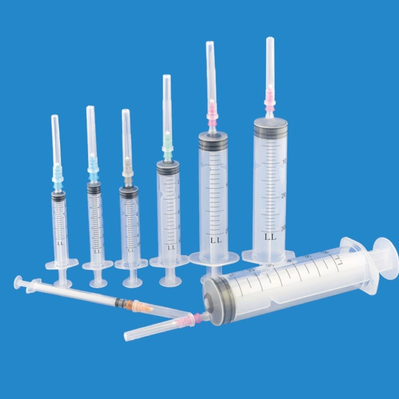 Disposable Syringe 3ml Luer Slip for Injection with Needle CE ISO