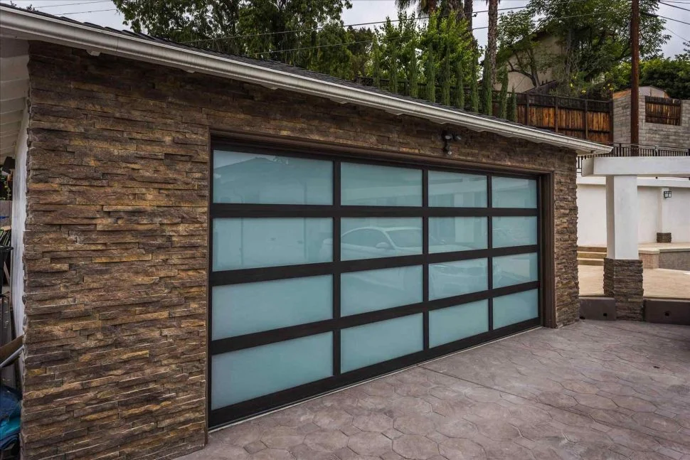 Wholesale/Supplier Custom Size Fiberglass Panoramic Garage Doors