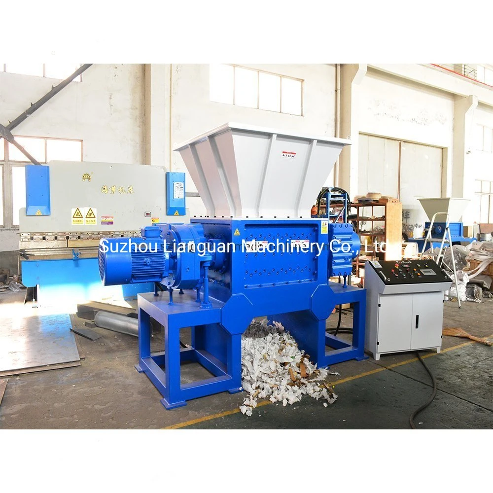 Double Shaft Shredder/Shredder Machine for Recycling Used Tires/Plastic/Wood Used in Plastic Recycling Line