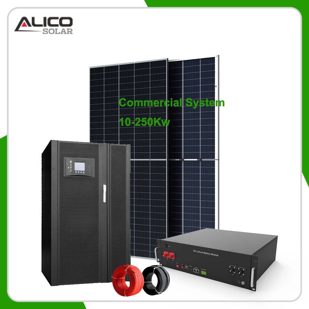 High Efficiency Alicosolar Big Power 1MW on Grid Solar System Full Set Solar System