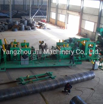 China Good Quality Sell Spiral Flue Winding Drum Oil Gas Bridge Filter Pipe Mill