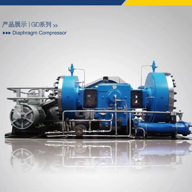 700 Bar Industrial Hydrogen Nitrogen Membrane Diaphragm Reciprocating Helium Compressor Manufacturer