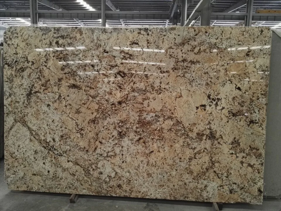 Natural Stone black/white/grey polished/honed/flamed/Brushed/Sawn  Cream Golden Granite Slabs for interiors/ exterior/outdoor floor/wall