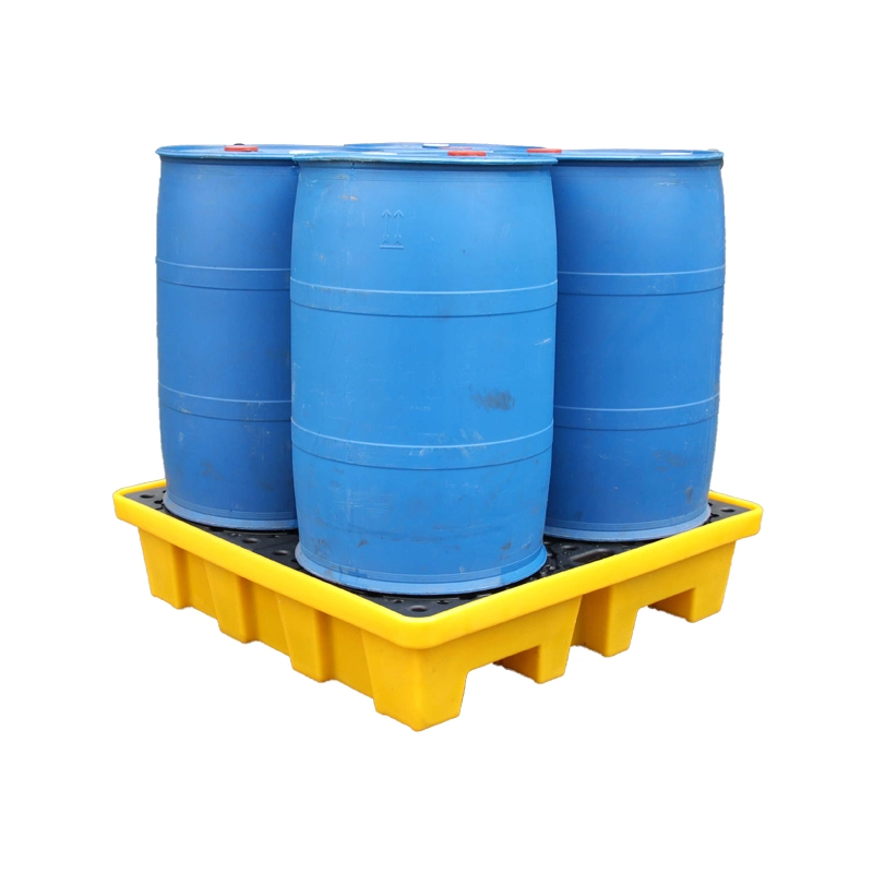 Becoan 4 Drum 69 Gal /260L Sump Capacity HDPE Oil Barrel Spill Containment Pallet Secondary Containments