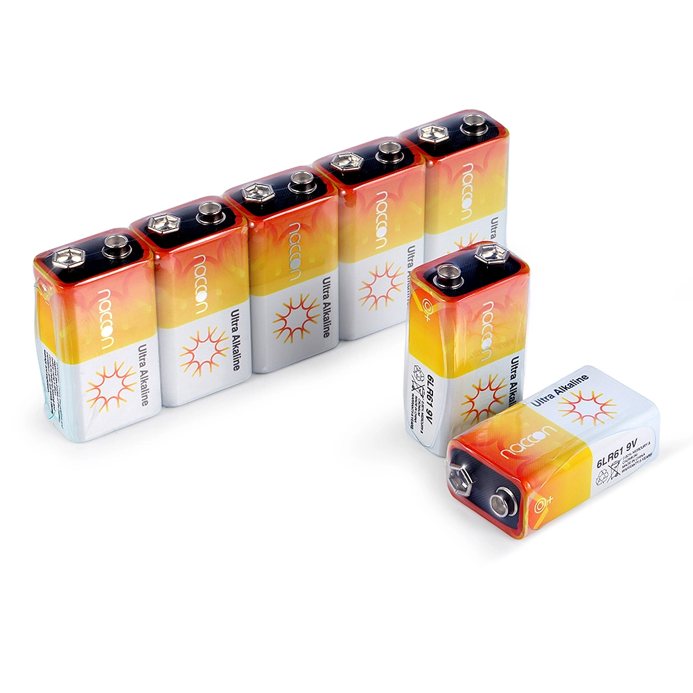 Super Alkaline Primary Dry Battery 6f22 6lr61 9V Battery Factory Directly