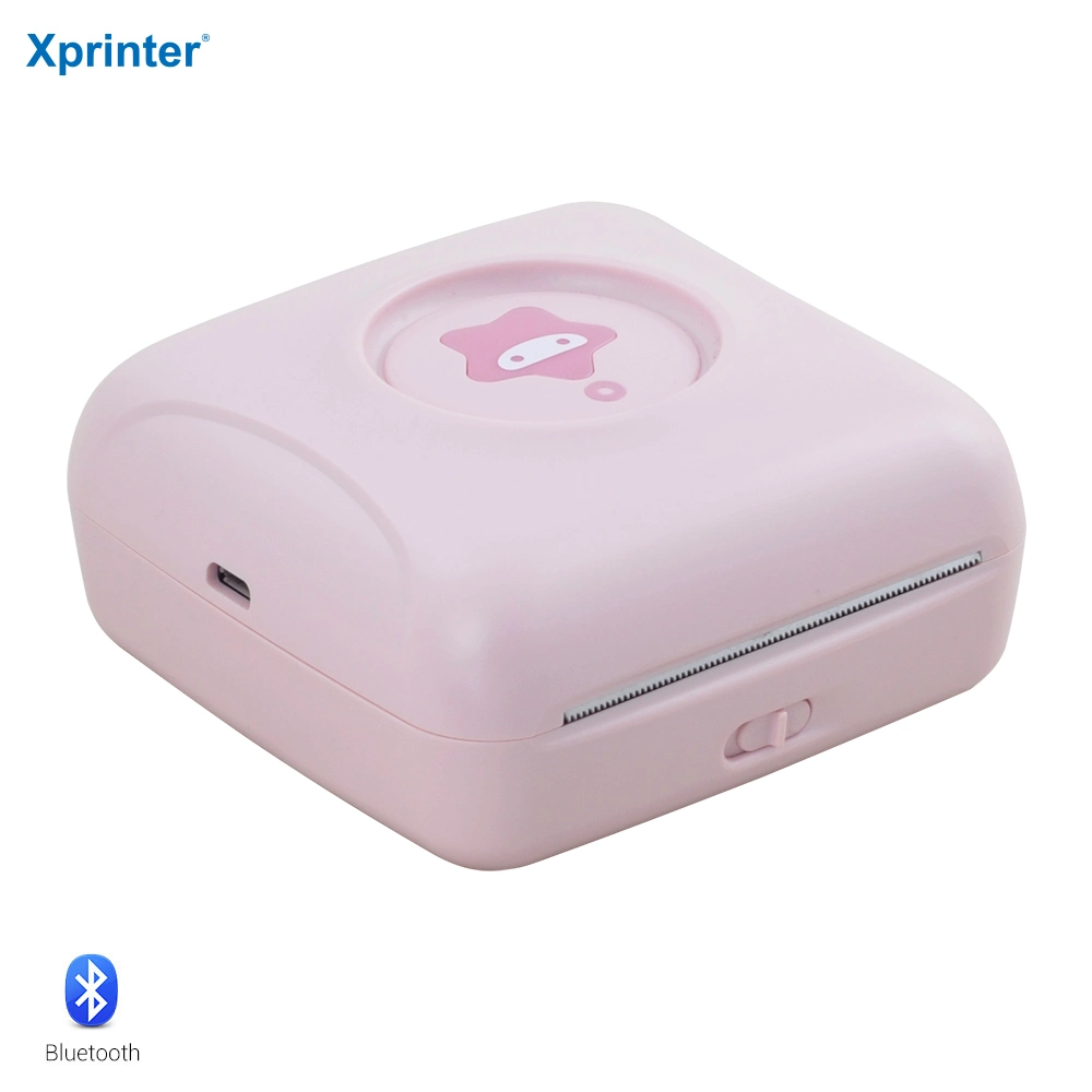 Xprinter XP-TP2 Bluetooth USB impresora portátil inalámbrica mini impresora de etiquetas