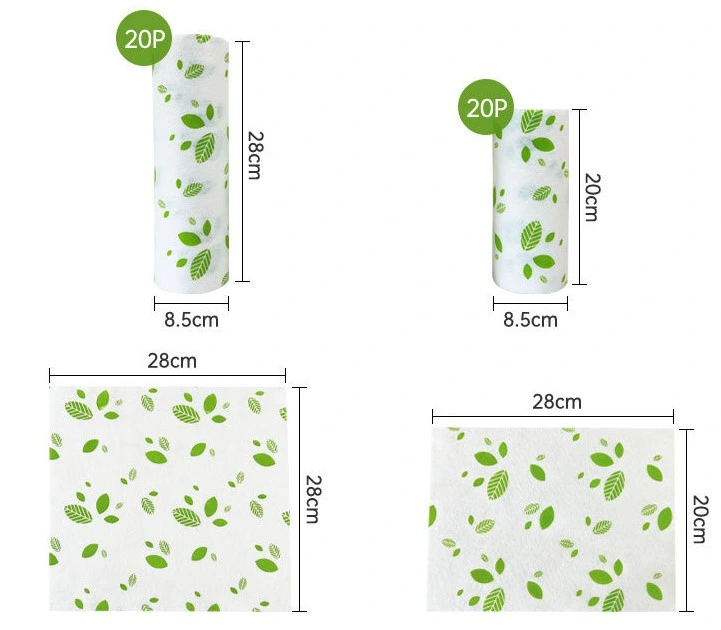 المطبخ مناشف قابلة لإعادة الاستعمال من الخيزران قابلة للاستعمال مرة واحدة ورق قابل لإعادة التدوير رولز بلا نفايات مستدامة الهدايا، منشفة الخيزران صديقة للبيئة