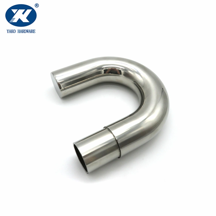 Stair Handrail Railing Connection Accessories Joint 180 Degree Curved Elbow Fitting Tube Connector