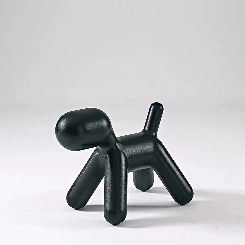Modern Dog Chair Plastic Cartoon Animal Stool Living Room Bedroom Hotel Furniture