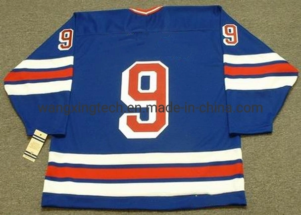 Custom Jersey New York 1991 1999 1994 1996 1998 #9 Adam Graves Retro Hockey Jersey