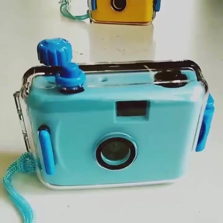 Custom 35mm Mini barato película compacta de plástico reutilizable niños bajo el agua Cámara de lomo