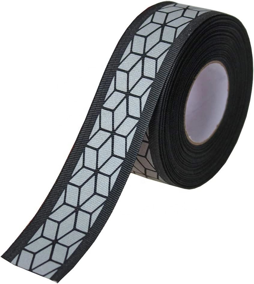 Quality High Reflective Webbing Tape Custom Patterns Reflective Ribbon for Safety Garment