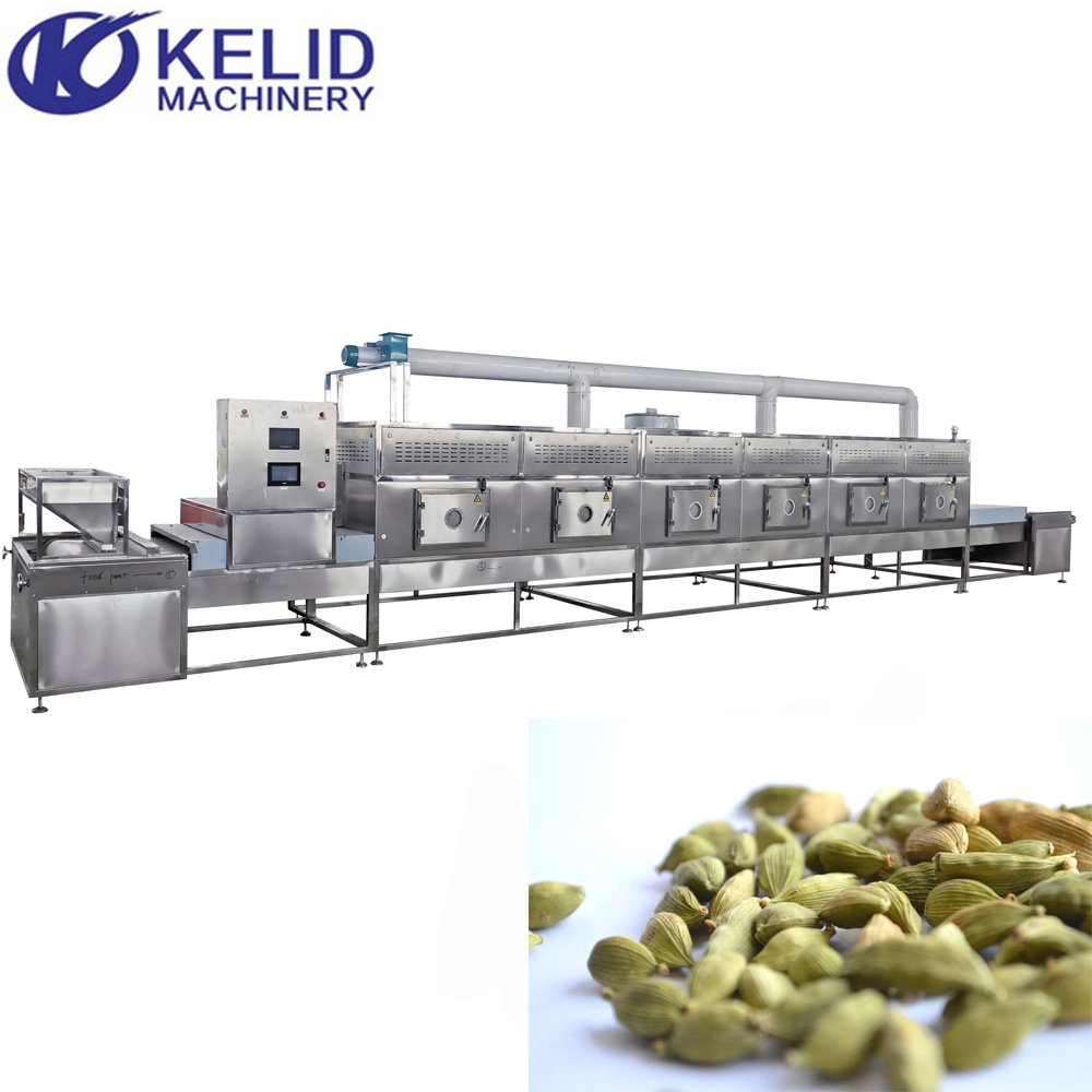 Microwave Leaves Grain Nuts Spice Fruit Dryer Drying Sterilization Equipment
