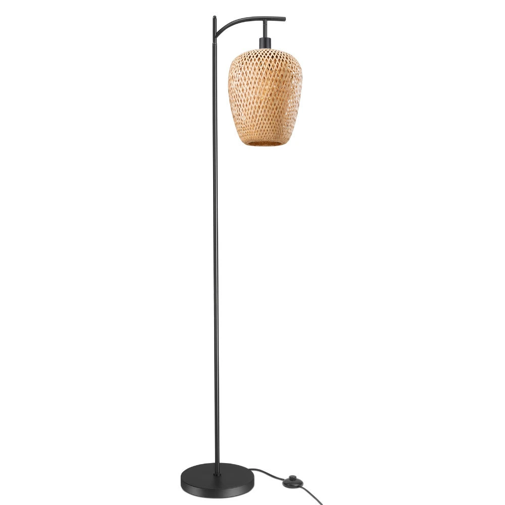 Светодиодная подсветка бамбук ротанговые хлысты Светильник напольный лампы для интерьер