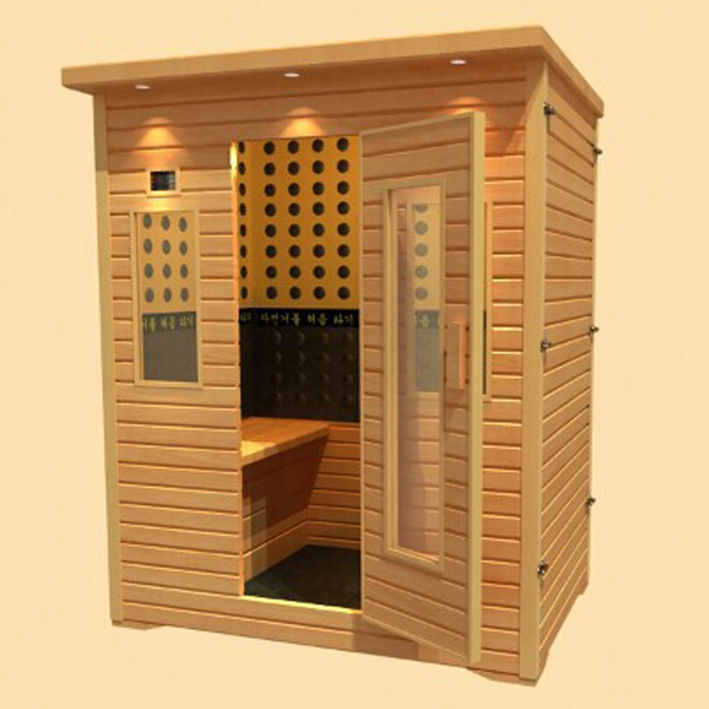 Design élégant luxe salle de vapeur sèche Sauna Infrarouge