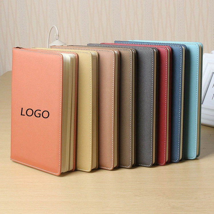 High quality/High cost performance  Custom Logo New Design Stationary Journal Gift PU Leather Notebook with Elastic Band