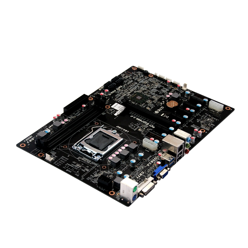 H81 Motherboard I5 DDR3 DVI 8GPU 4SATA3.0 Main Board ATX Power Supply VGA 6pcie LGA 1150 Motherboard