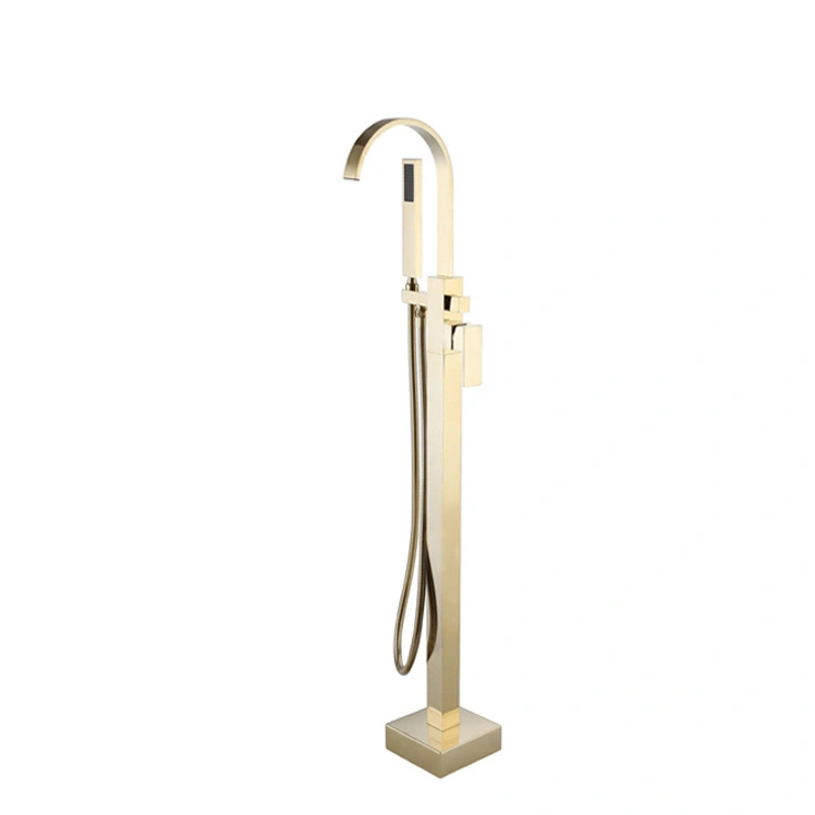 Freestanding Bathtub Faucet with Handheld Shower Bathtub Mixer