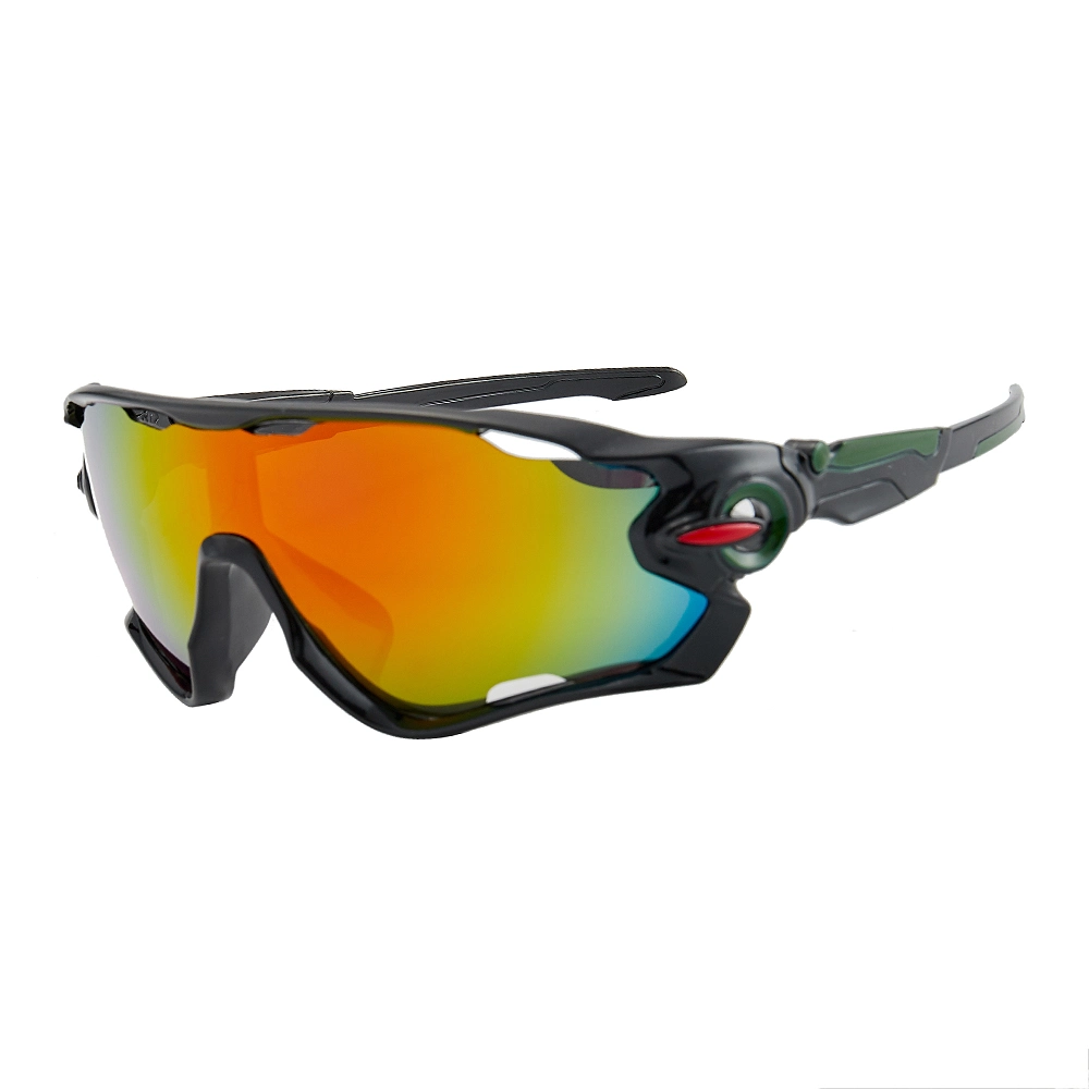 New UV400 PC Frame Mirrored Lenses Protection Cycling Sports Sunglasses for Unisex