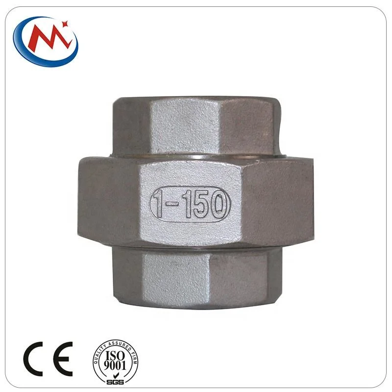 Stainless Steel 304/316 Pipe Fitting Union Female Thread Coupling