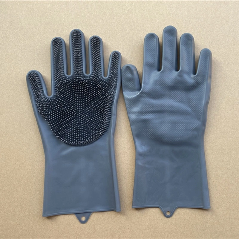 Guantes multifunción de silicona para el hogar para lavado de limpieza