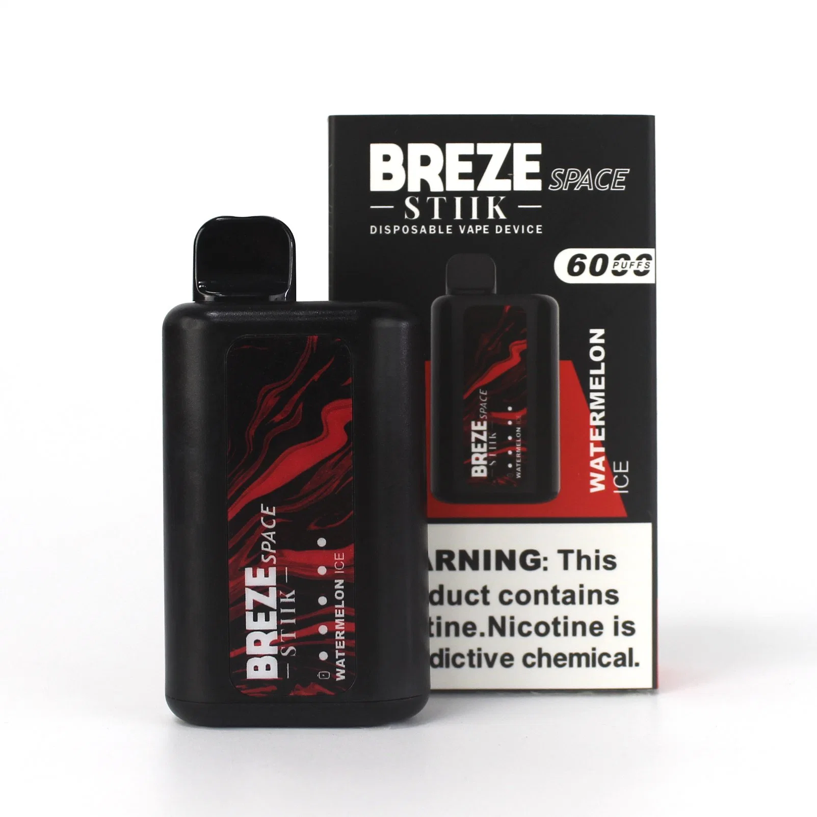 Nova chegada Breze Stigik 6000 puffs e cigarro não recarregável Bateria Vape de 1500 mAh Vaprizer Mesh Coil Vape Factory Atacado descartável Caneta de papel