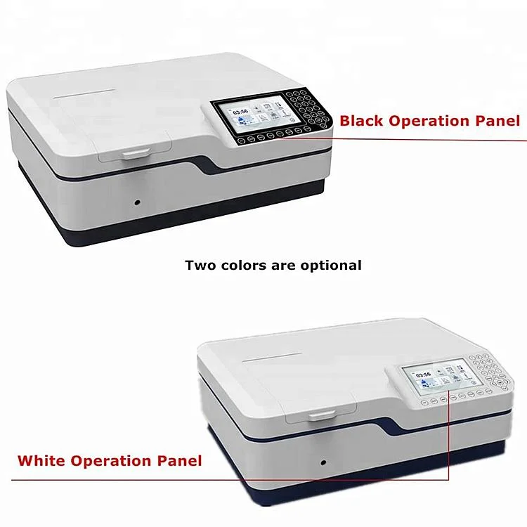 Bandidth Adjustable Monochromator Double Beam UV Visible Spectrometer