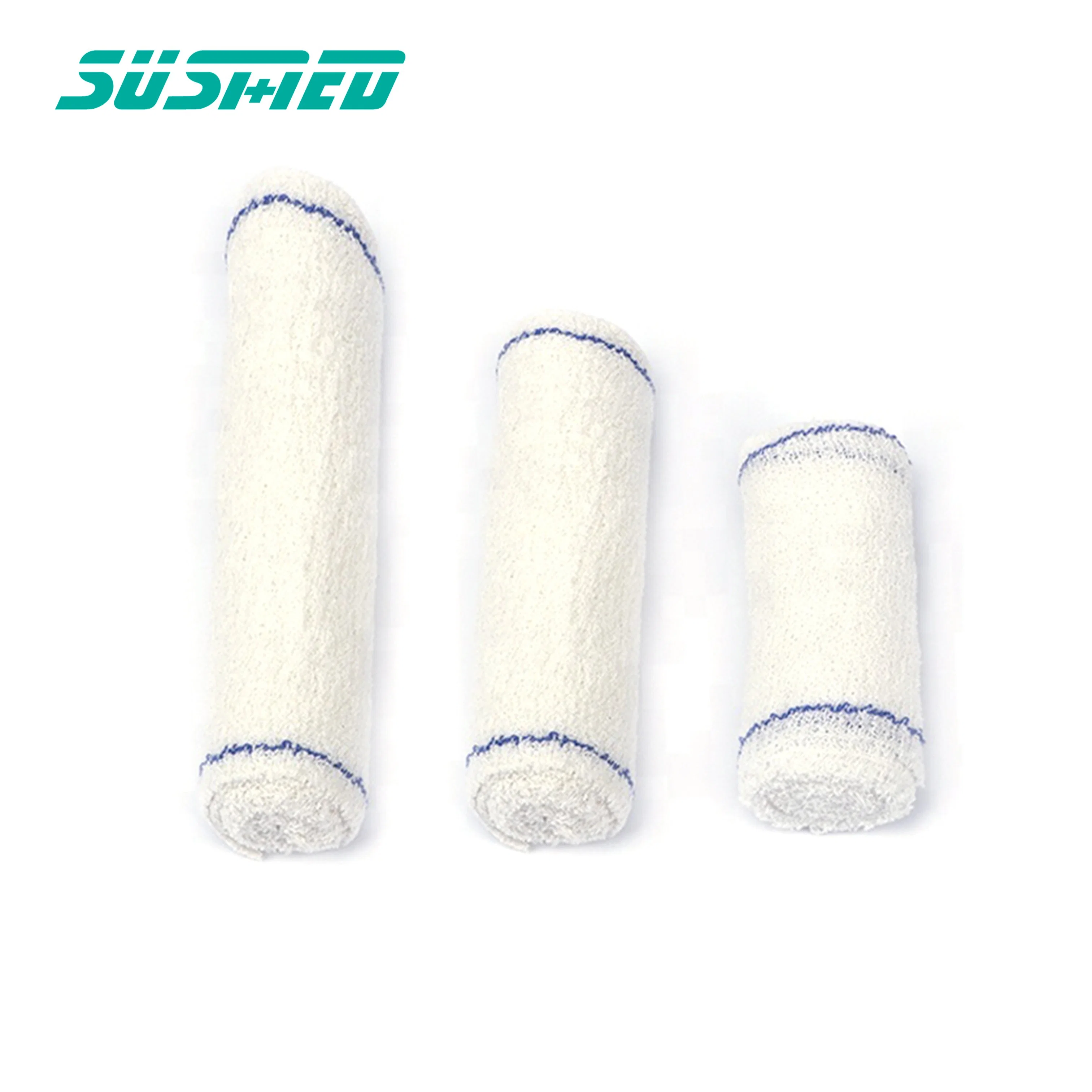 100% coton élastique aseptique crêpe médical Bandages